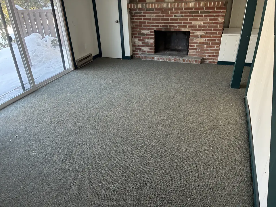 An empty, cleared room after a TJ's cleanout